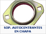 Soportes autocentrantes en chapa