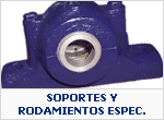 Soportes y rodamientos especiales